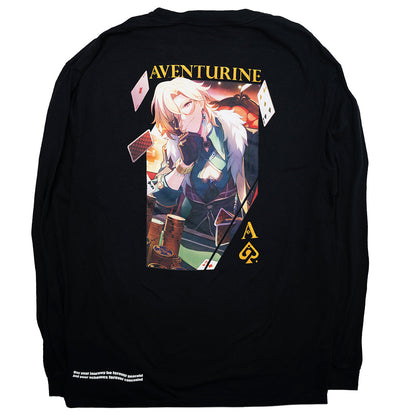 BAIT x Honkai Star Rail Men Aventurine Long Sleeve (black)