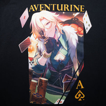 BAIT x Honkai Star Rail Men Aventurine Long Sleeve (black)