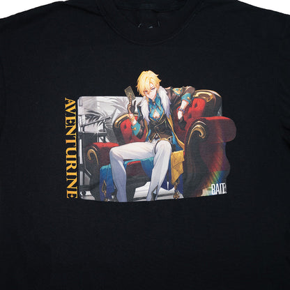 BAIT x Honkai Star Rail Men Aventurine Tee (black)
