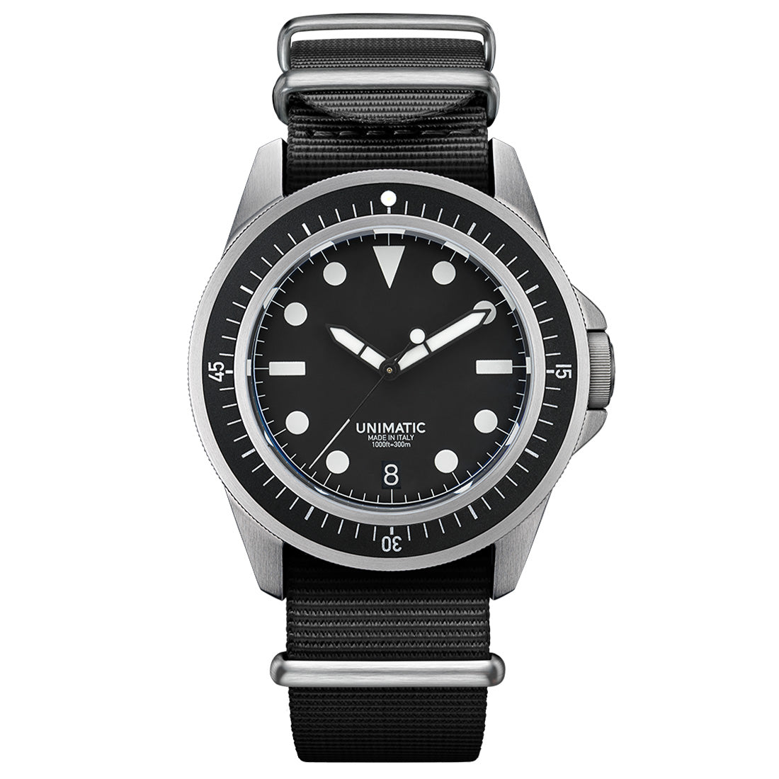 Unimatic U1-FD Diving Watch Kit (black / silver)