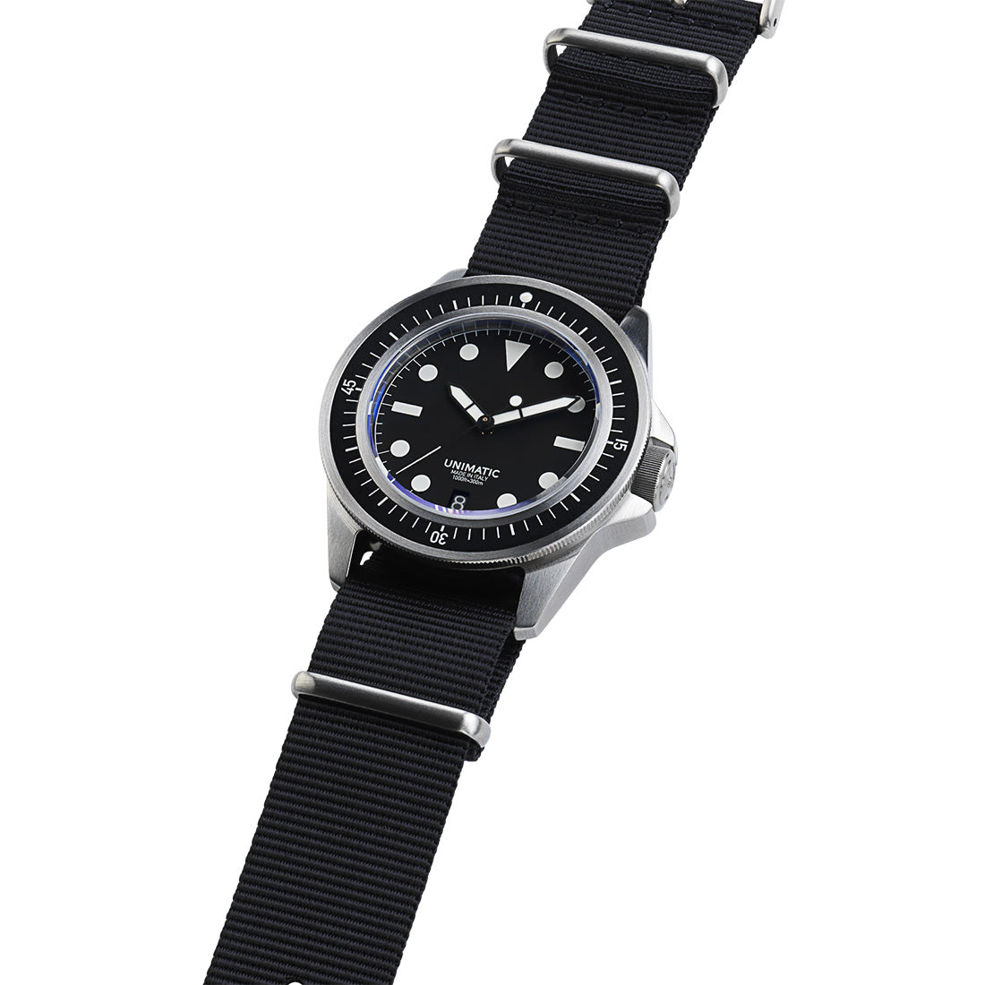 Unimatic U1-FD Diving Watch Kit (black / silver)