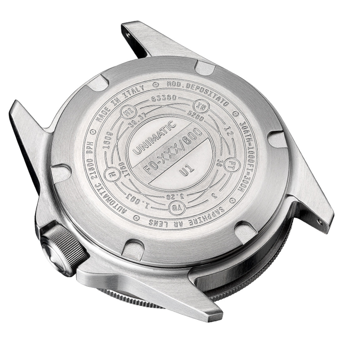 Unimatic U1-FD Diving Watch Kit (black / silver)