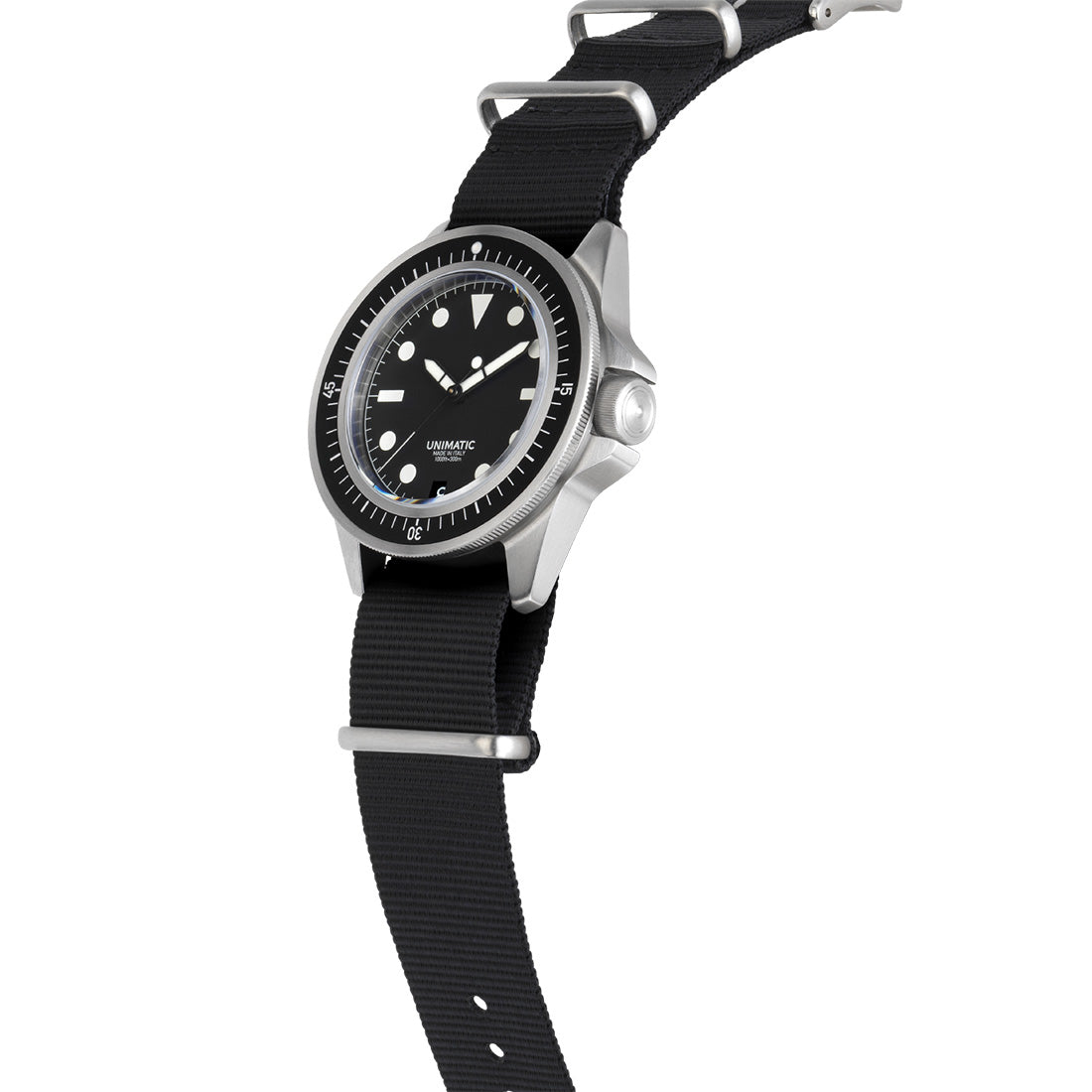 Unimatic U1-FD Diving Watch Kit (black / silver)