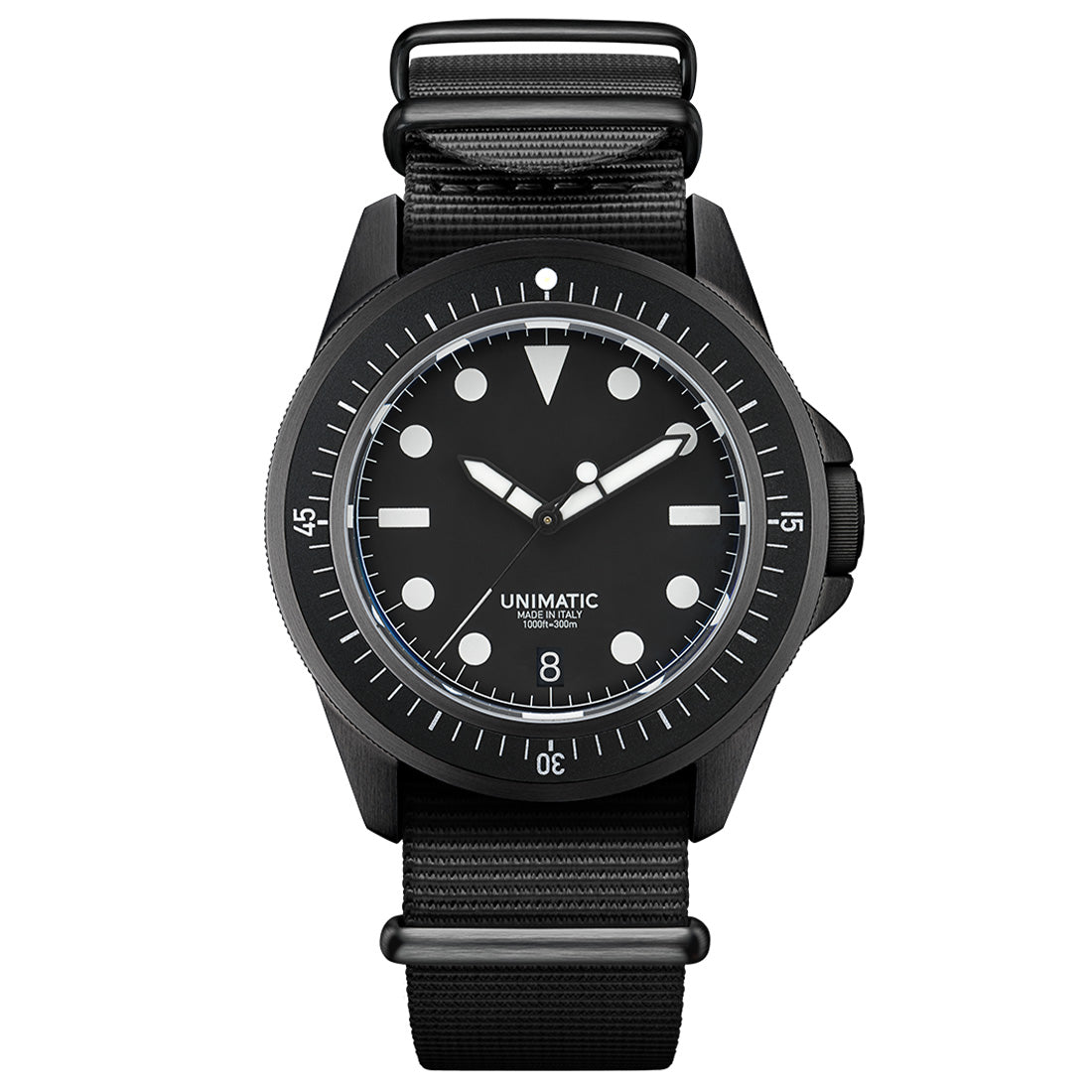 Unimatic U1-FDN Diving Watch Kit - Limited Edition of 300 (black / white)