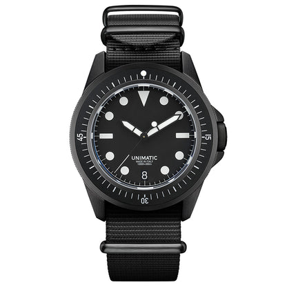 Unimatic U1-FDN Diving Watch Kit - Limited Edition of 300 (black / white)