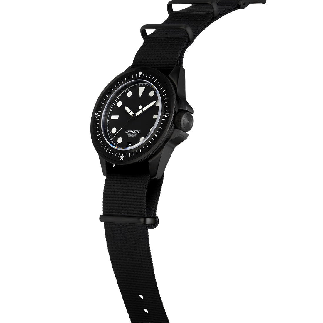 Unimatic U1-FDN Diving Watch Kit - Limited Edition of 300 (black / white)
