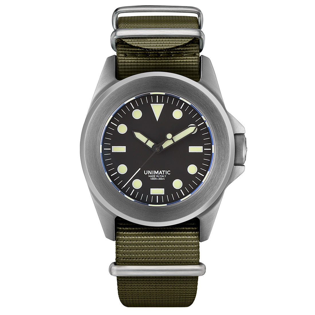 Unimatic U4 Military Watch Kit (black / silver / olive)