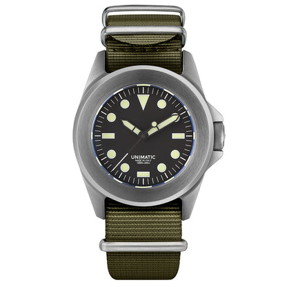 Unimatic U4 Military Watch Kit (black / silver / olive)