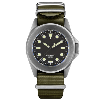 Unimatic U4 Military Watch Kit (black / silver / olive)