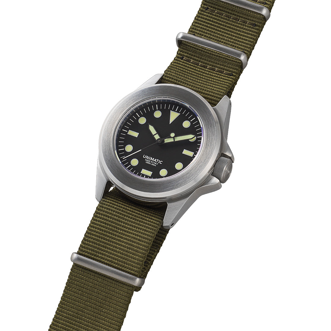 Unimatic U4 Military Watch Kit (black / silver / olive)