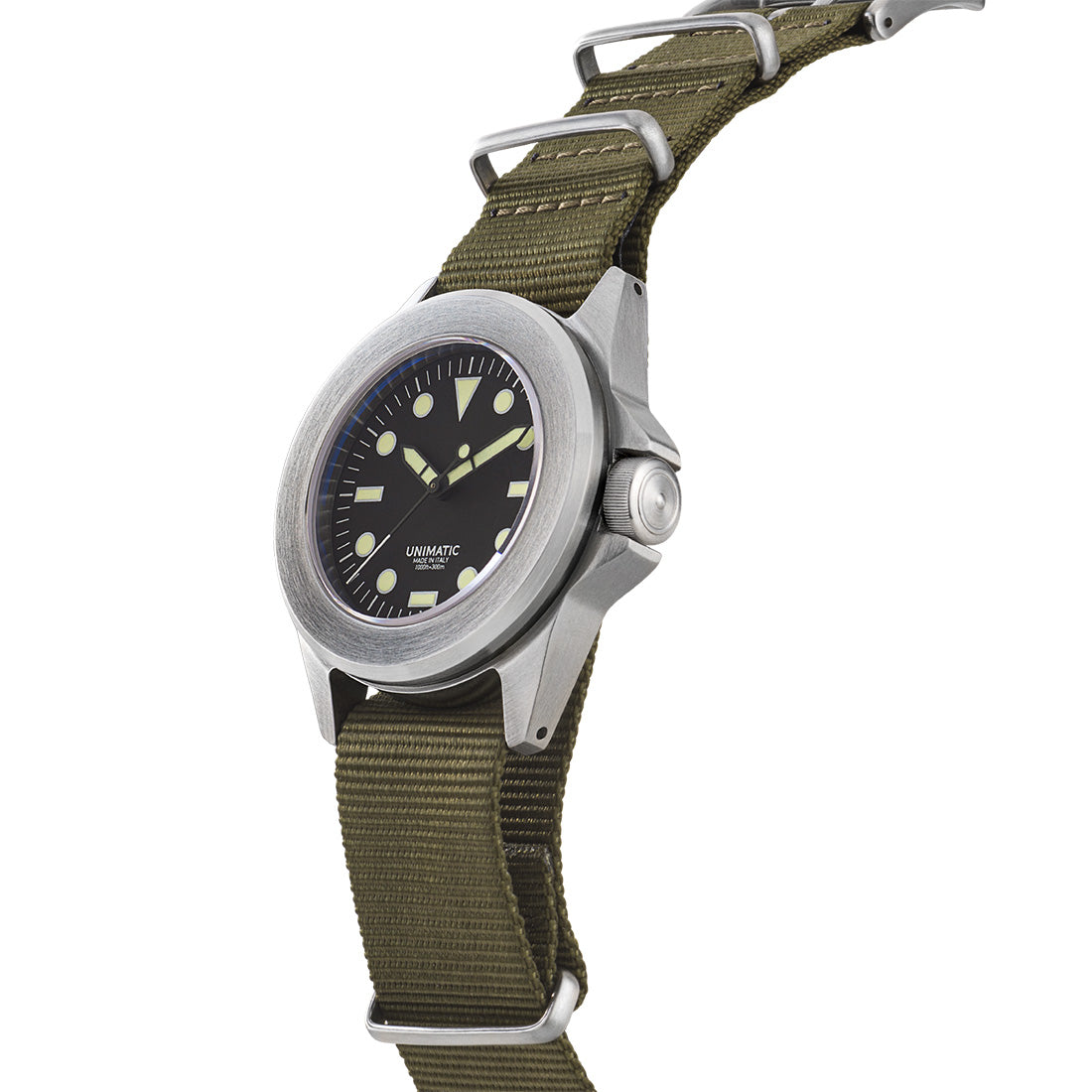 Unimatic U4 Military Watch Kit (black / silver / olive)