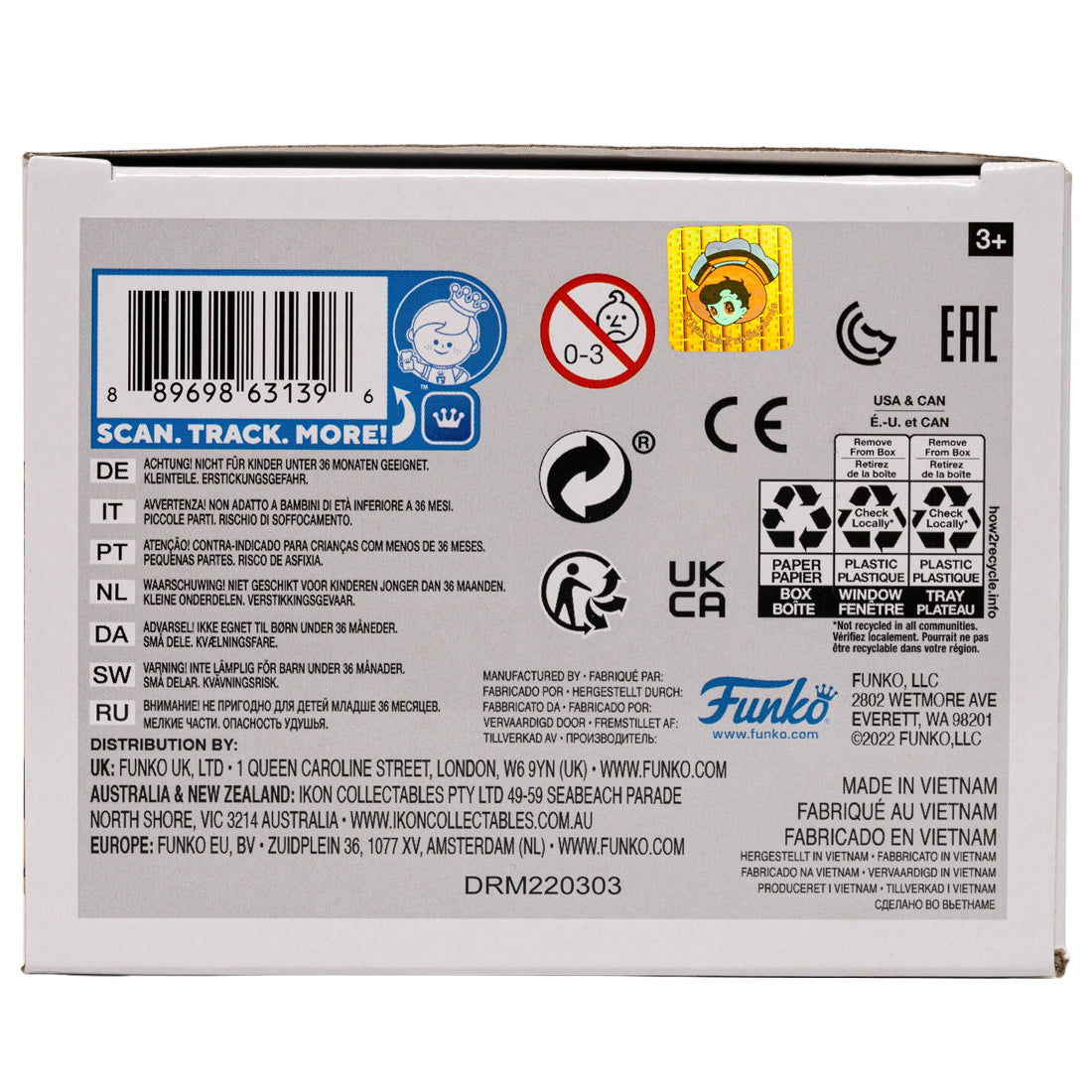 BAIT x Funko POP Animation Astro Boy - Astro Boy Glow In Dark (tan)